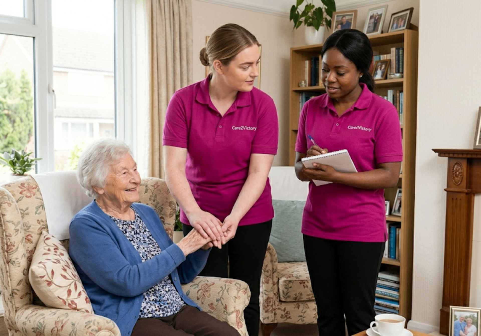Care 2 Victory induction training and mentorship for new carers in Sittingbourne